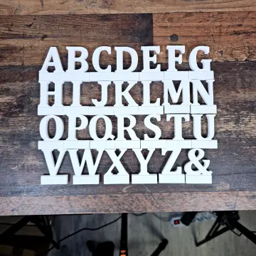 Aufsteller - Buchstaben 2er Set
