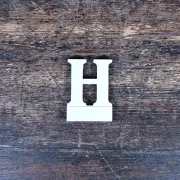 Aufsteller - Buchstaben 2er Set
