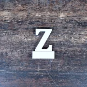 Aufsteller - Buchstaben 2er Set