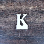 Aufsteller - Buchstaben 3er Set
