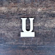 Aufsteller - Buchstaben 3er Set