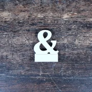 Aufsteller - Buchstaben 3er Set