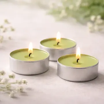 3er Set Teelicht Soja