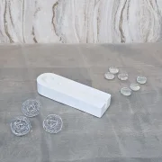 Sockel #4 - Oval für Stabkerzen