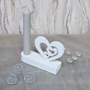 Sockel #4 - Oval für Stabkerzen