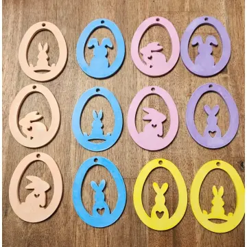 12 Oster Anhänger Hase