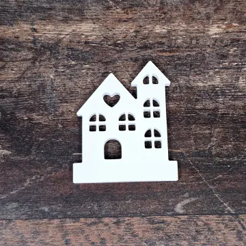 Aufsteller - Haus mit Turm