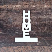 Aufsteller - Home Schriftzug