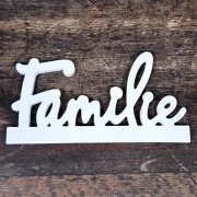 Aufsteller - Schriftzug Familie