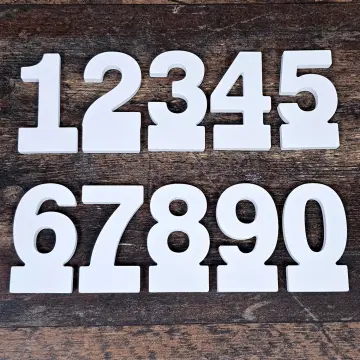 Aufsteller - Zahlen Zweier-Set