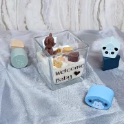 Kerzenglas "Hallo Baby" personalisiert