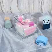 Kerzenglas "Hallo Baby" personalisiert