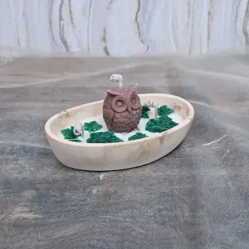 Kerzenschale Eule