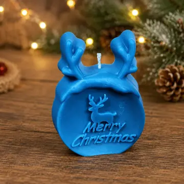 Weihnachtliche Hirschkerze