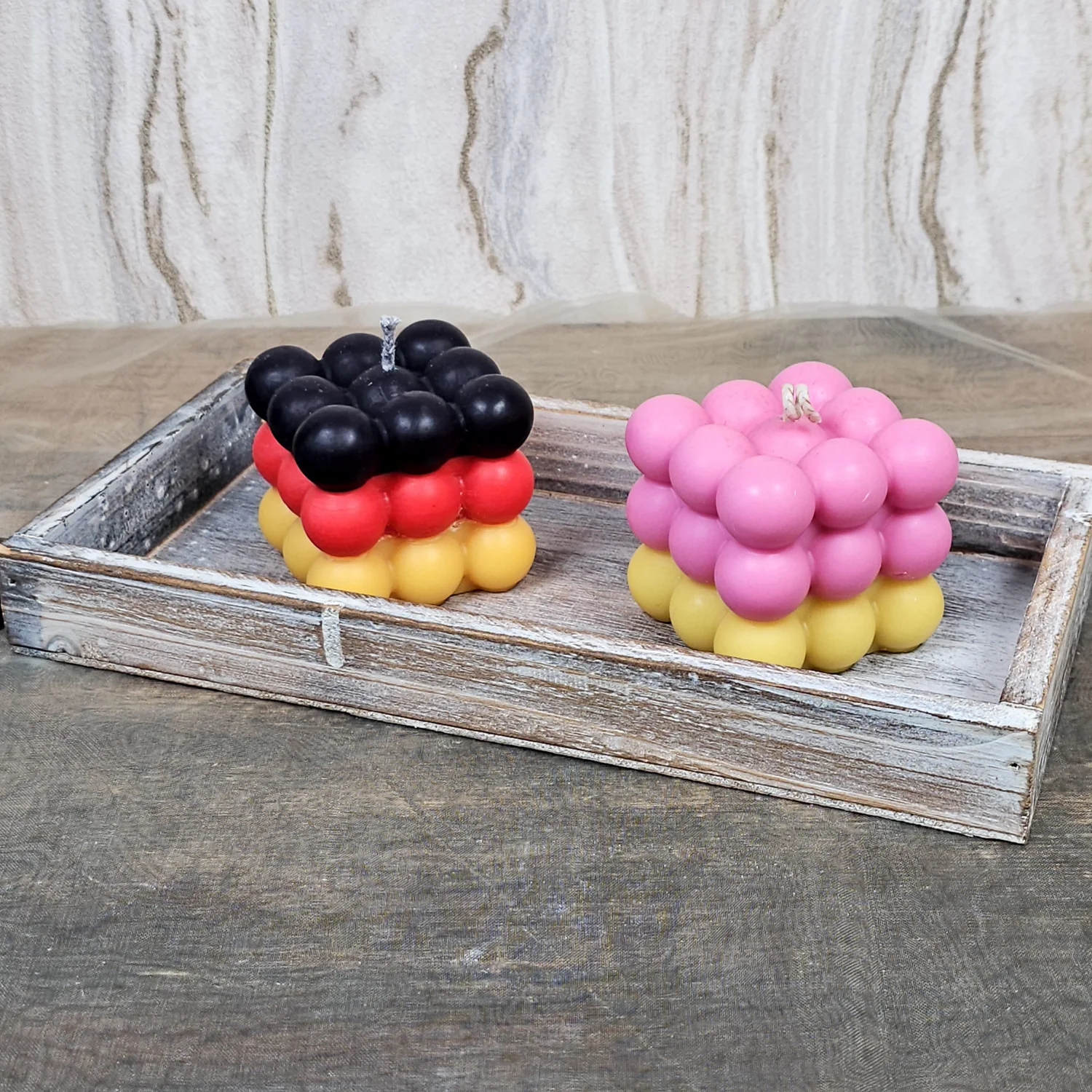 27er Bubble Würfel mehrfarbig