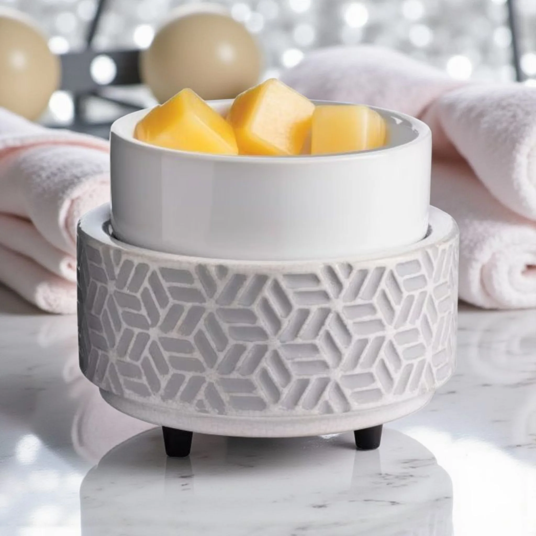 Duftlampe "Graues Mosaik"