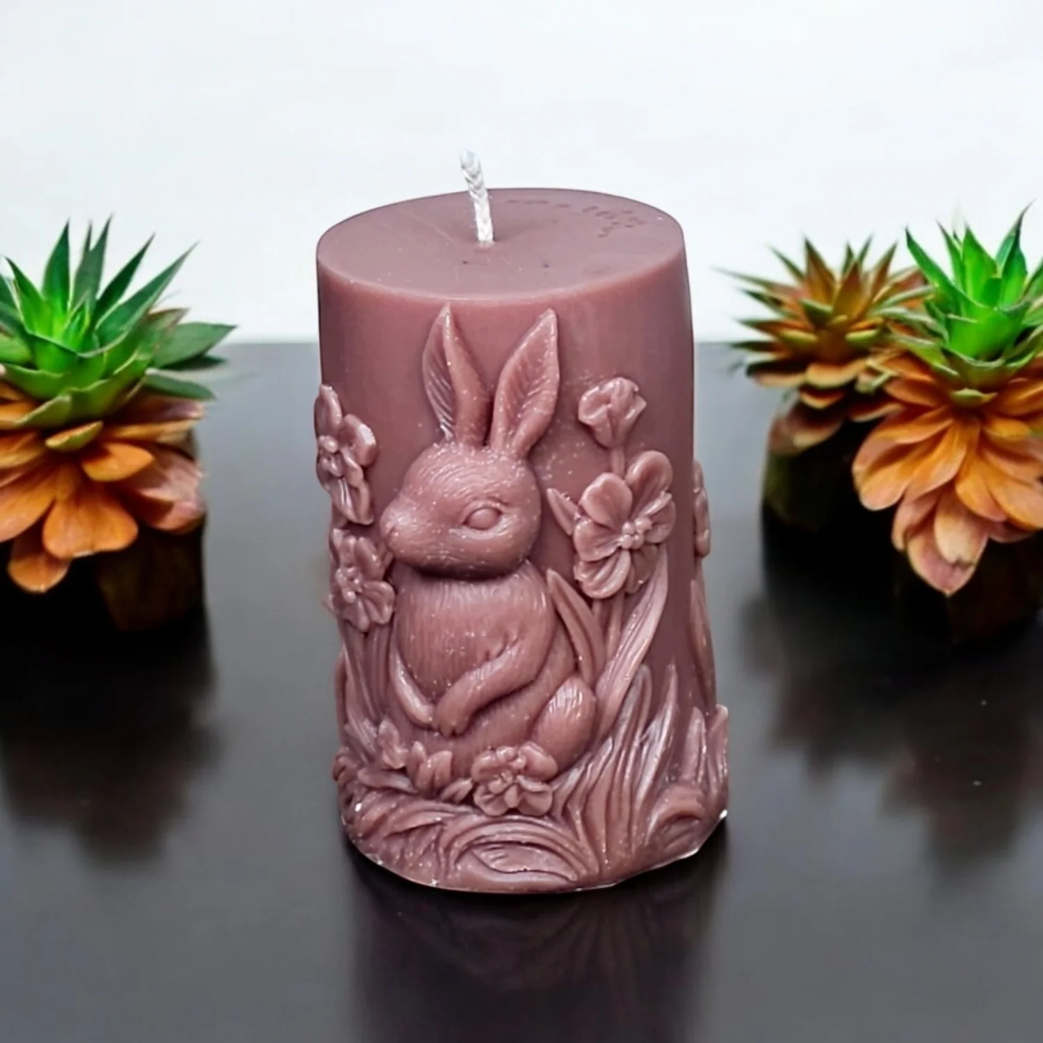 Reliefkerze Hase
