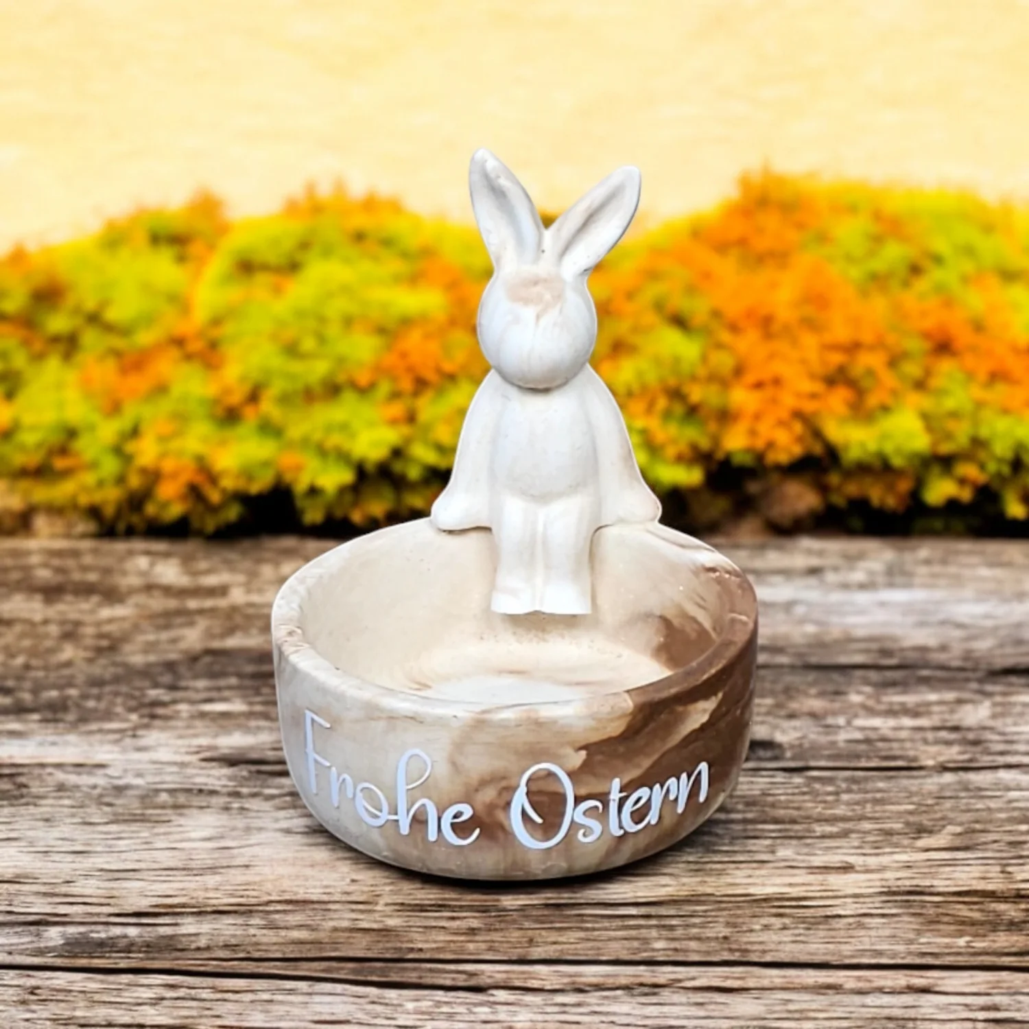Schälchen mit Hase (personalisierbar)