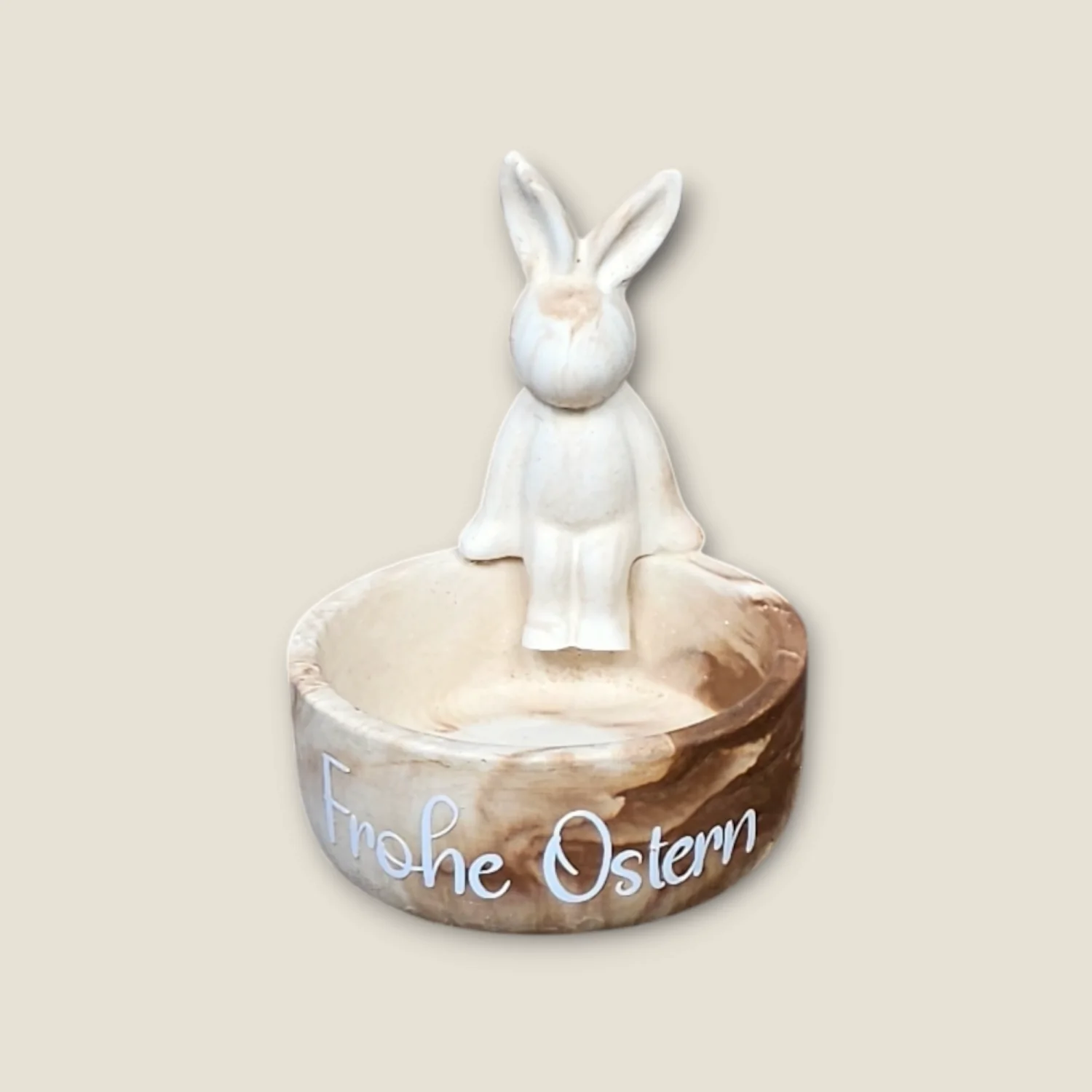 Schälchen mit Hase (personalisierbar)