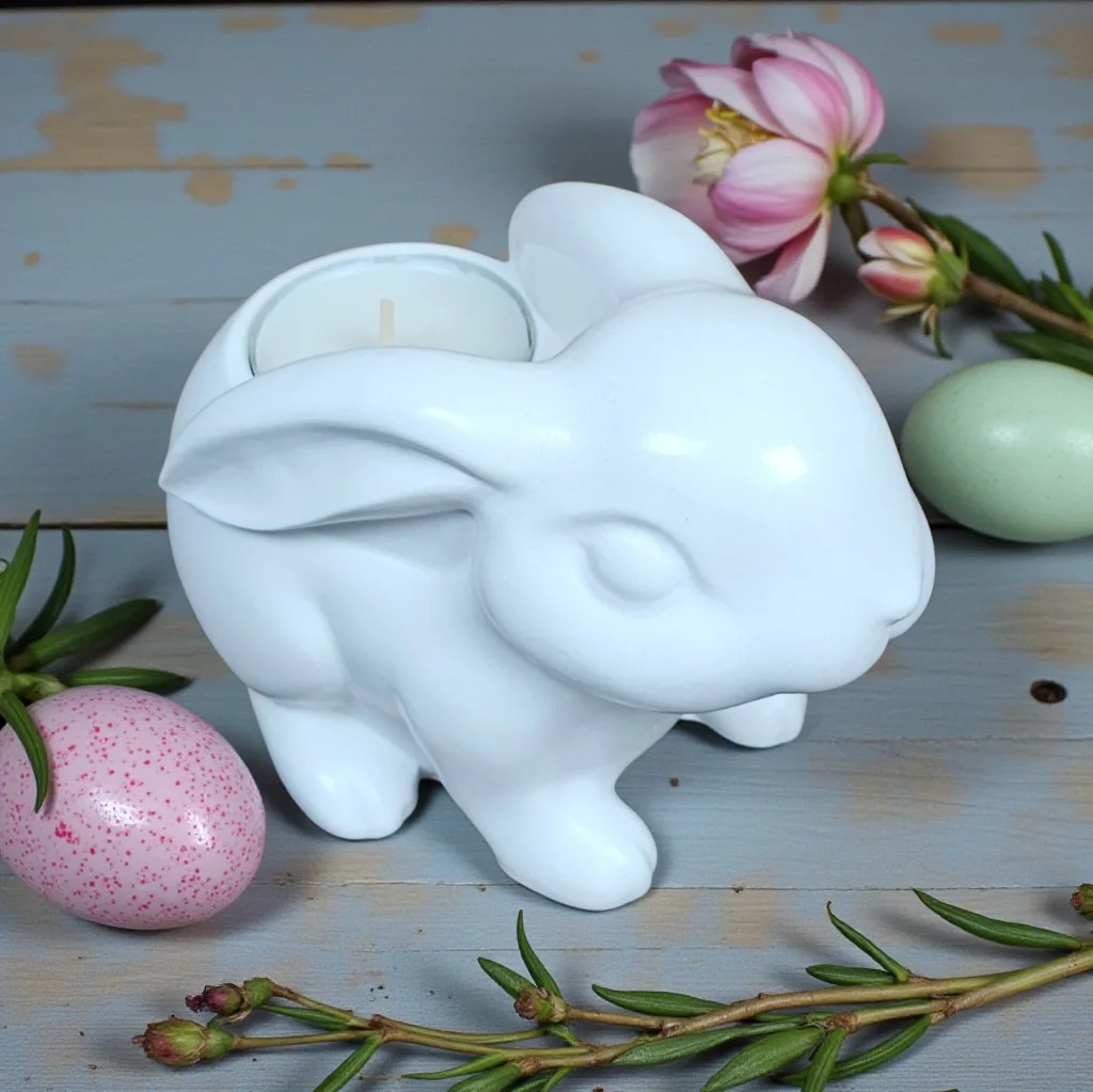 Teelichthalter Hase